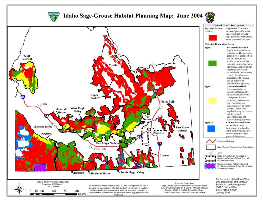 Idaho conservation plan 2006